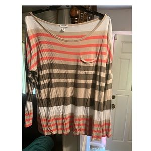 Women XL striped top